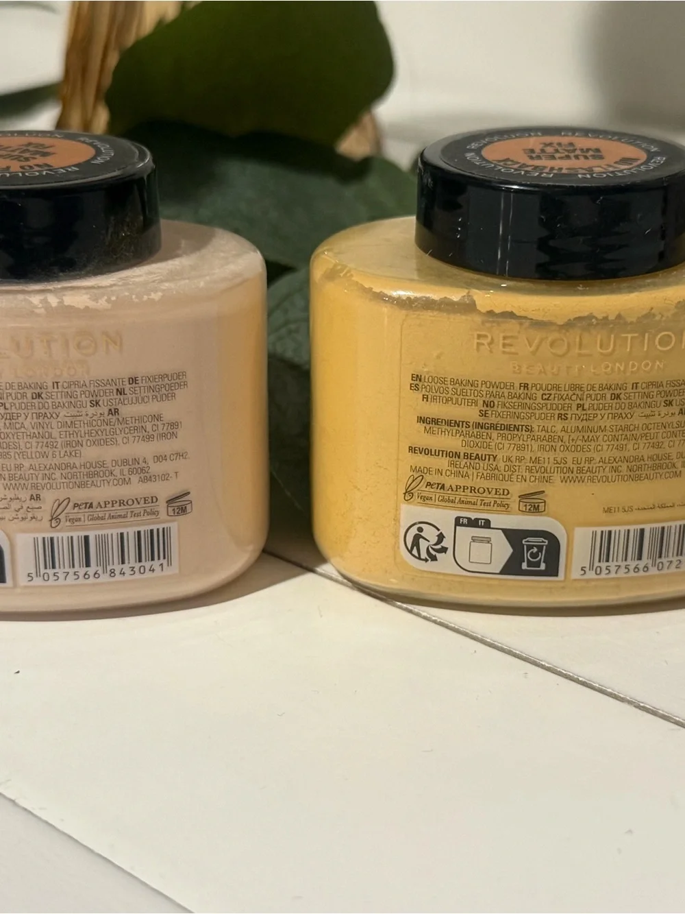 Revolution Baking Powders Duo in Peach and Banana Deep